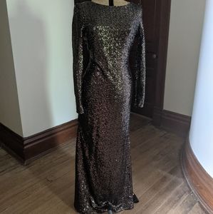Long sleeve Calvin Klein Formal Dress